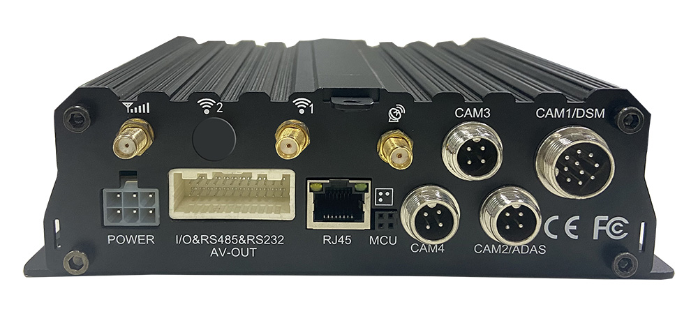 SD Card AI 4CH MDVR MV Secure Drive Lite-4 Rear Panel Interfaces