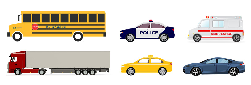 Rugged mobile DVR vehicle range overview diagram