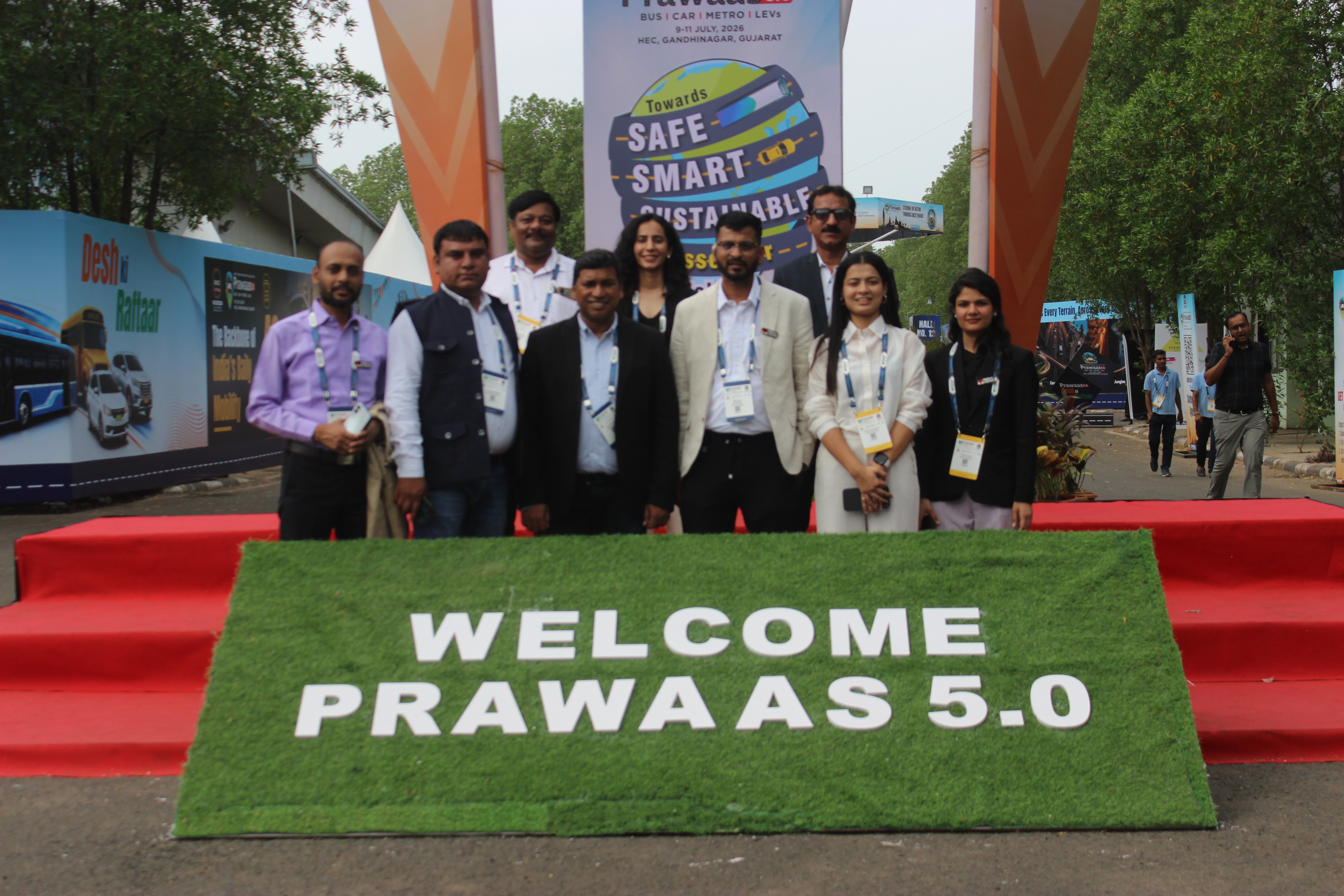 Media Vision Delegation Welcome at Prawaas 5.0
